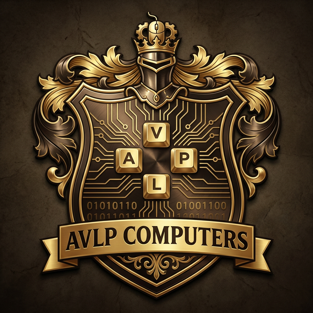 AVLP Computers shield logo
